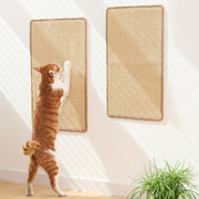 FUKUMARU tapis face avant montrant surface sisal protectrice