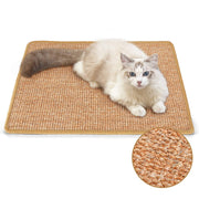 FUKUMARU tapis griffoir face avant montrant protection meubles