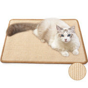 FUKUMARU tapis griffoir face avant montrant matériau naturel et protection des meubles