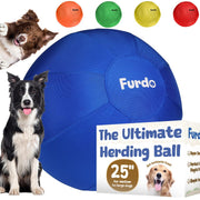 Furdo vue avant de la balle 25" montrant la taille pour jeux de troupeau