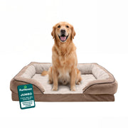 Furhaven lit sofa jumbo vue avant, confort et support visibles