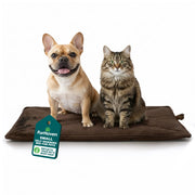 FurHaven tapis ThermaNAP vue face espresso, nid confortable instantané