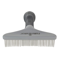 FURminator gros plan dents rotatives qui démêlent et réduisent la traction