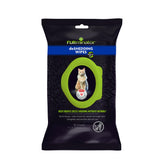 FURminator emballage avant montrant le pack de 50 lingettes et l'usage pratique