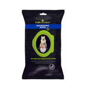 FURminator emballage avant montrant le pack de 50 lingettes et l'usage pratique