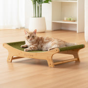 FurrCrest XL vue de face montrant le hamac olive et cadre stable