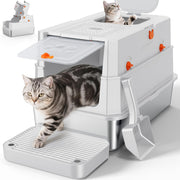 FURTIME vue avant du bac inox montrant design fermé et hygiène