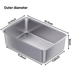 FUTAM surface inox gros plan non adhérente pour nettoyage rapide