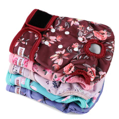 Fuz Bigaza face avant du pack de 5 montrant motif papillons et dragonflies pour hygiène