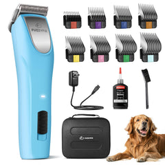 FuzzyFix tondeuse avant packaging montrant design ergonomique et prise en main confortable