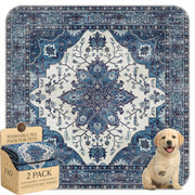 FXO tapis face avant Dark Navy Floral, motif élégant et protection pratique