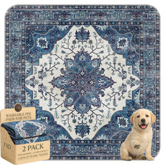 FXO tapis face avant Dark Navy Floral, motif élégant et protection pratique