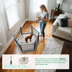 FXW Rollick utilisé en intérieur offrant confort et protection du chien