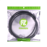 FZONE tuyau 16ft monté sur aquarium montrant installation discrète et connexion fiable