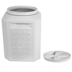Gamma2 Vittles Vault gros plan du couvercle avec filetage pour étanchéité