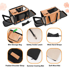 GAPZER sac plié en coussinet pour rangement compact