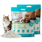 Gardner Pet emballage avant montrant le format 12lbs et bénéfice praticité