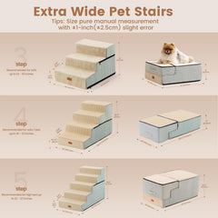 Gardner Pet housse imperméable beige facile à laver et protéger la mousse
