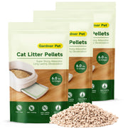 Gardner Pet paquet avant montrant le format 6 lb et bénéfice praticité