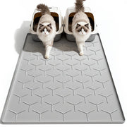 Garoopion tapis litière face avant montrant grande surface protectrice
