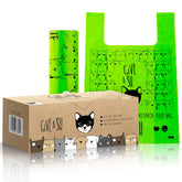 G.A.S boîte avant montrant 60 sacs compostables, rangement propre