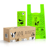 G.A.S emballage avant de la boîte montrant 120 sacs, pratique et recyclable