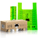 G.A.S packaging frontal montrant boîte recyclable et 30 sacs pour litière