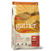 GATHER Free Acres avant du sac montrant design et information produit pour choix éclairé