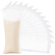 Geiserailie sac filtre face avant montrant la taille pratique et l'emballage lot de 15