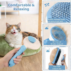 Generic brosse slicker gros plan montrant dents arrondies, élimine les nœuds