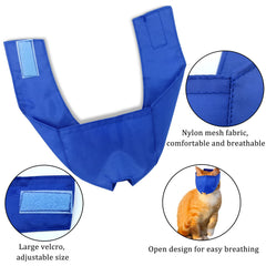 Generic muselière chat matière maille gros plan confortable et respirante