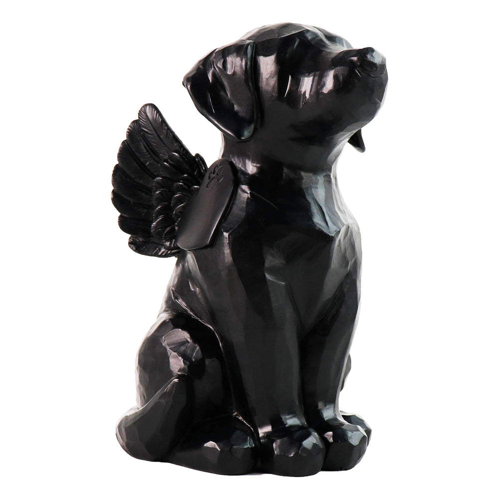 Generic urne pour chien face montrant l'ange, réconfort visuel et souvenir