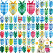 Geyoga pack avant emballage montrant 60 bandanas colorés et variés pour choix rapide
