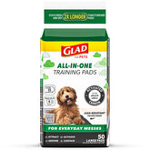 Glad emballage avant montrant lot de 50 et avantages pratiques