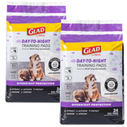 Glad emballage avant montrant 2 packs et information produit pour stockage pratique