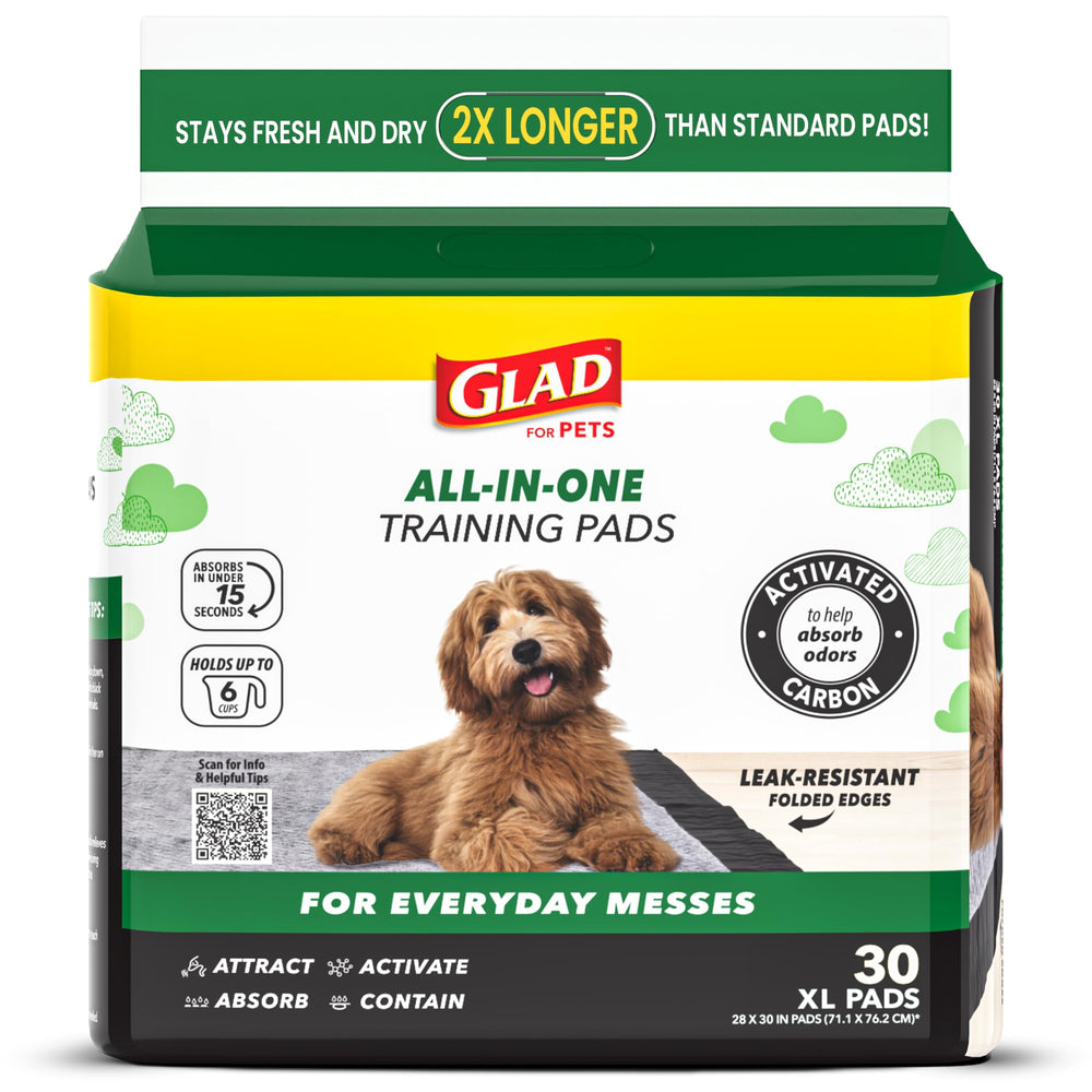 Glad packaging avant-plan montrant la quantité et l’usage pratique