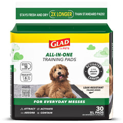 Glad packaging avant-plan montrant la quantité et l’usage pratique