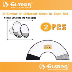 GLADOG gros plan bord tissu souple, réduit frottements et irritations