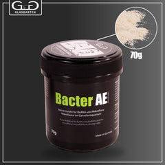 GlasGarten cuillère et poudre illustrant le dosage précis pour aquariums