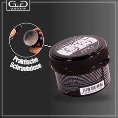 GlasGarten poudre texture vue rapprochée montrant qualité fine