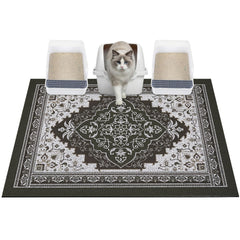 Glittme vue de face du tapis 40x30 protégeant le sol