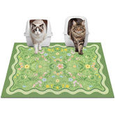 Glittme tapis face avant montrant taille et protection du sol