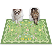 Glittme tapis face avant montrant taille et protection du sol