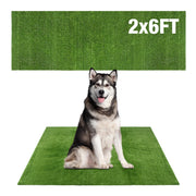GLOBREEN tapis face avant montrant pelouse synthétique réaliste et finition durable