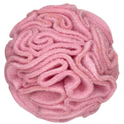 Glory To Dog vue avant du snuffle ball rose montrant forme et ouverture, stimule le jeu