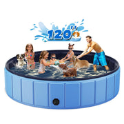 GLOWPOINT vue face avant de la piscine, montre robustesse et capacité