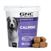 GNC Pots face avant montrant pot de 60 chews et conservation pratique
