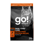 Go! Solutions emballage avant montrant formule saumon pour pelage brillant