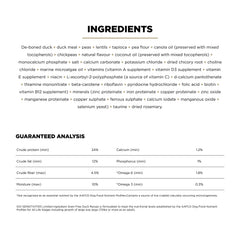 Go! Solutions étiquette ingrédients montrant formule limitée et transparence
