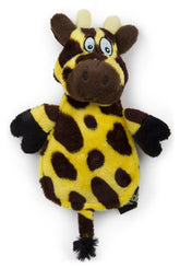 goDog Flattie Giraffe sur fond neutre montrant emballage et couleur attrayante
